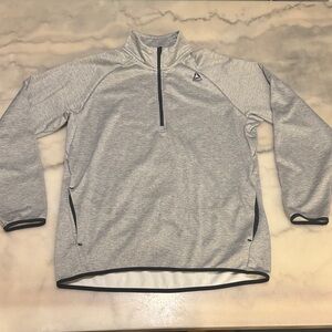 Reebok Gray Fleece-Lined Pullover